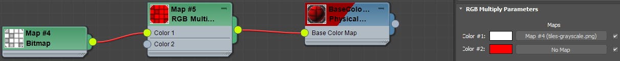 bitmap to RGB Multiply map to material