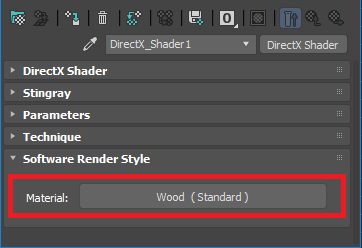 3DS Max DirectX Shader parameters