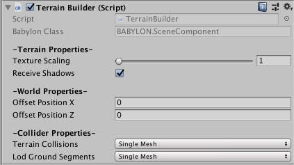 Terrain Builder Component